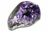 Sparkly, Dark Purple Amethyst Geode - Uruguay #378169-3